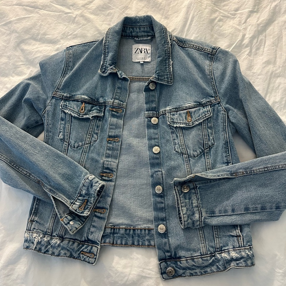 COPY - Zara Sky Blue Denim Jacket
